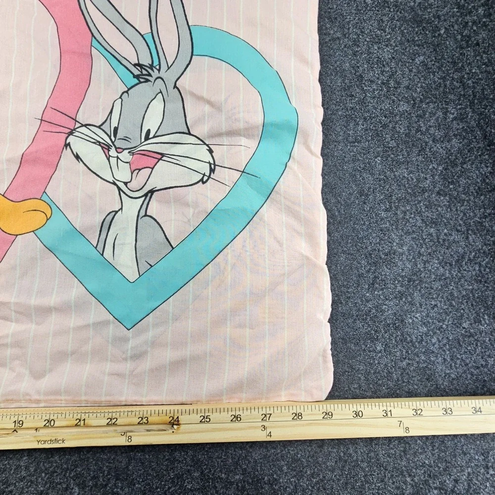 Vintage BIBB Tweety Sylvester‎ Bugs Bunny 1996 Warner Bros Pillowcases (2)